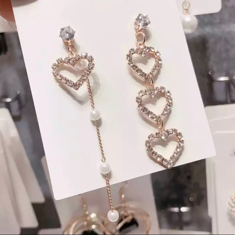 Fashion drop heart earring